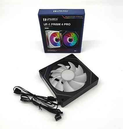 Кулер / Вентилятор ARGB UPSIREN UF-1R PRISM 4 PRO 120 мм, 4-pin Клевань