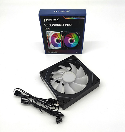 Кулер / Вентилятор ARGB UPSIREN UF-1R PRISM 4 PRO 120 мм, 4-pin Клевань - изображение 1