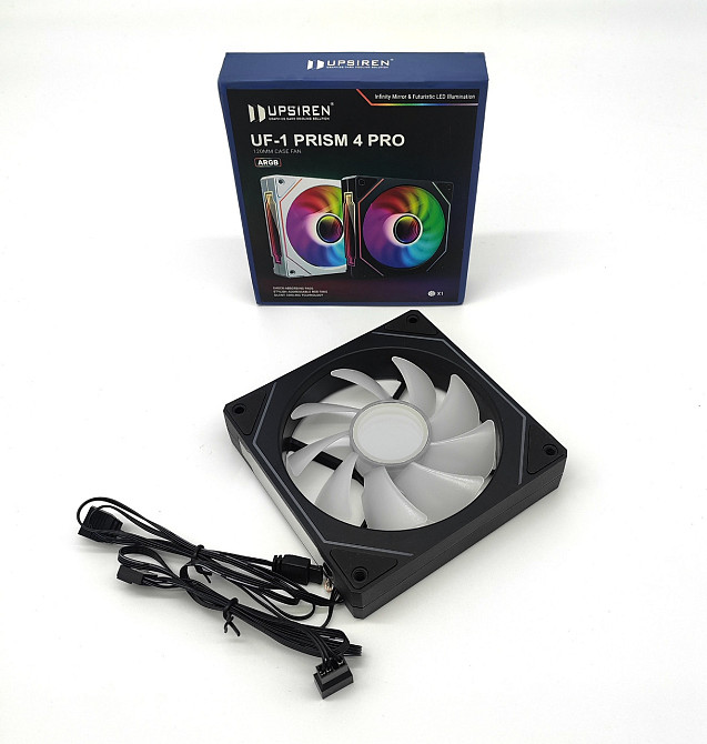 Кулер/Вентилятор ARGB UPSIREN UF-1R PRISM 4 PRO 120 мм, 4-pin Клевань - фото 1