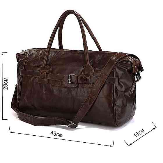 Сумка дорожная Vintage 14053 Коричневая Киев