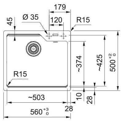 Мийка кухонна Franke 114.0716.705 Вінниця