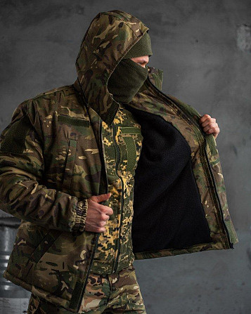 Бушлат мультикам тактичний теплий чоловічий XXXL Одеса - фото 12