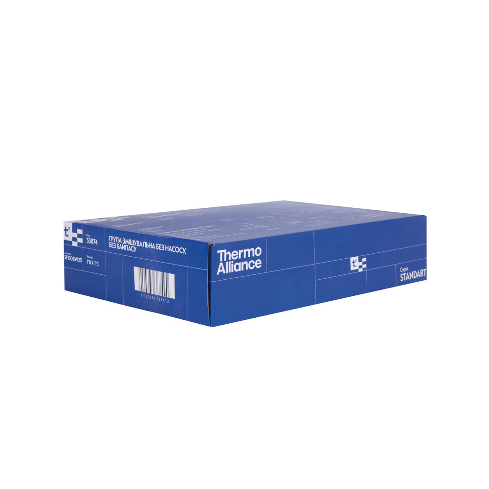 Змішувальна група Thermo Alliance Standart 1" без байпаса SF006W25 Київ - фото 15