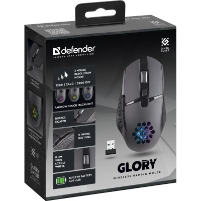 Мышка Defender Glory GM-514 LED Wireless Black (52514) Винница - изображение 7
