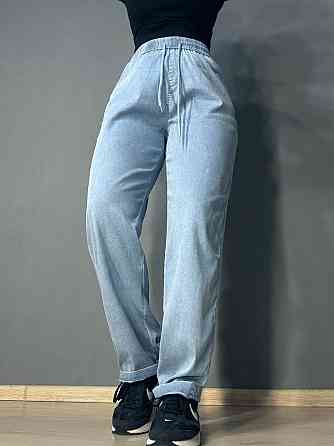 Джинси жіночі Immet 8602 MOM тенсель тонкі талія на резинці блакитні, блакитний, З2, 32, 85 см, 114 см Київ