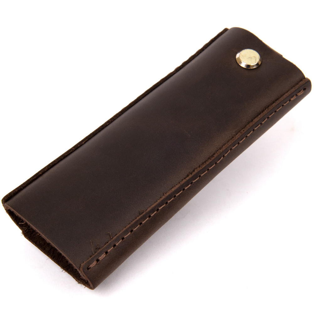 Кожаная винтажная ключница Коричневый (GRANDE PELLE) Киев - изображение 6