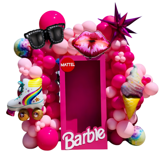 Набір повітряних куль «Barbie», прикраса для дня народження дівчинки Кам'янець-Подільський