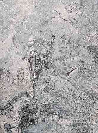 Шпалери вінілові на флізеліні гарячого тиснення DU&KA 1.06х10 вензель основа під штукатурку сірі коричневі Київ