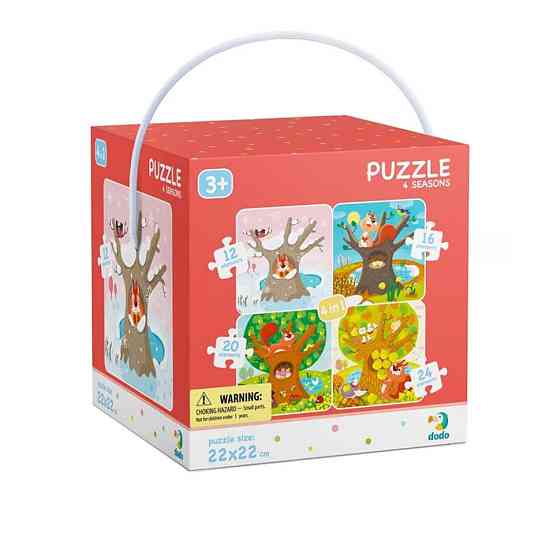 Дитячий набір пазлів "Пори року" DoDo 300125, 4 в 1 Вінниця