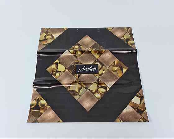 Полиэтиленовый пакет (40х40) с пластиковой ручкой