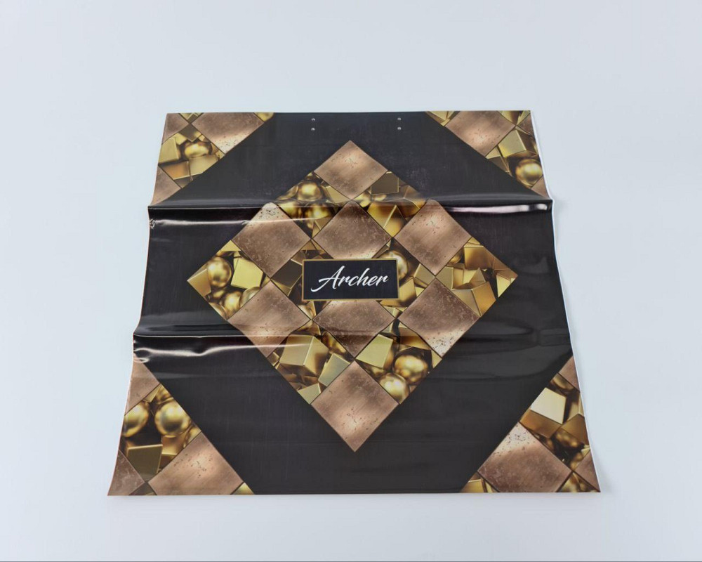 Полиэтиленовый пакет (40х40) с пластиковой ручкой