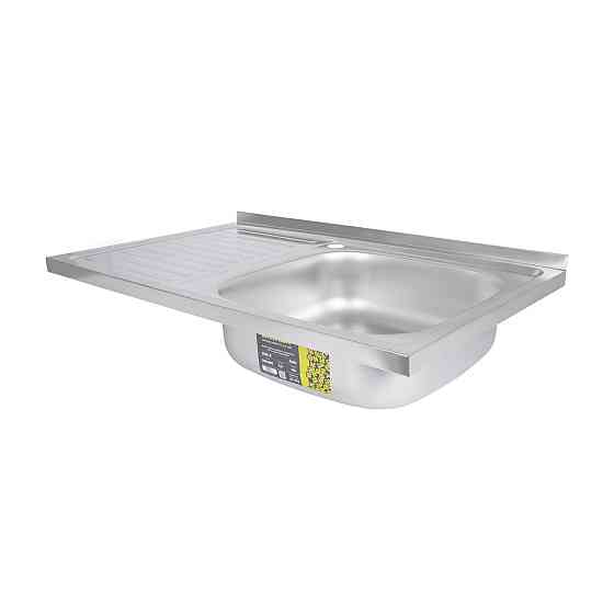 Кухонная мойка Brinex 5080-R 0,6 мм Satin (BRIN5080RSAT06) Киев