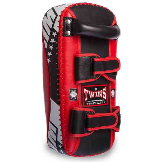 Пады для тайского бокса Тай-пэды TWINS FKPL2-43-M размер 37х19х9 см красный Киев