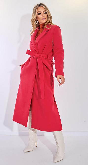 Трикотажне пальто з розрізами (46) Київ - фото 1