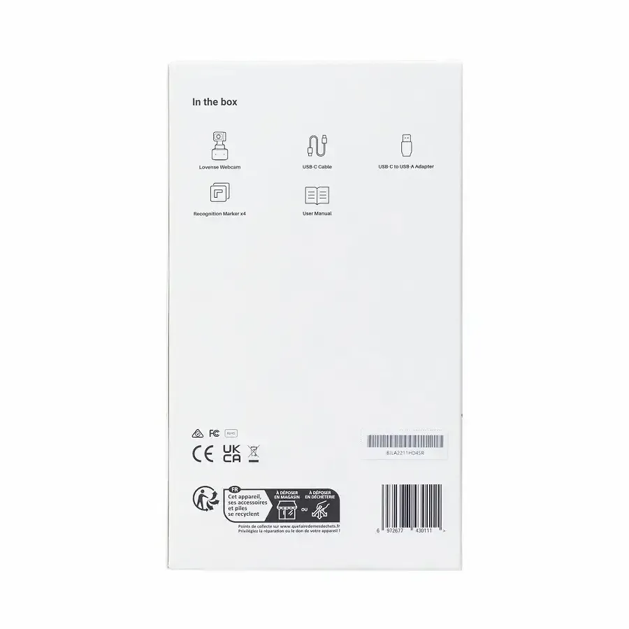 4К вебкамера зі штучним інтелектом Lovense WebCam, для стріму, активація чайовими Львів - фото 8