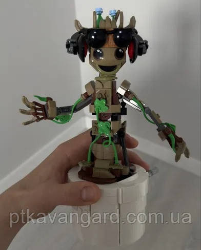 Конструктор танцюючий Грут Вартові Галактики 459 деталей супергерої Марвел 99033 Хмельницький - фото 3