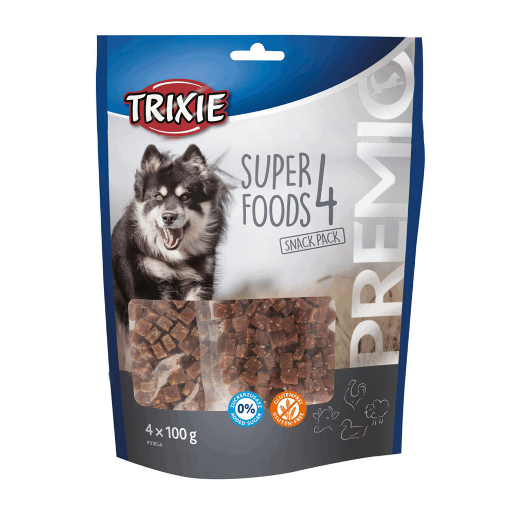 Ласощі для собак Trixie (TX-31854) Premio 4 Superfoods 4 смаки (курка, качка, яловичина та баранина) 400 г Вінниця - фото 1