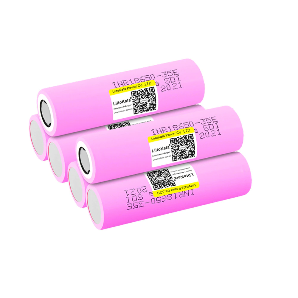 Акумулятор 18650 Samsung INR18650-35E 3500mAh Рожевий Вінниця - фото 9