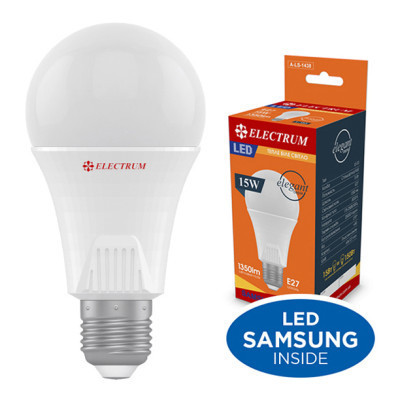 Лампочка Electrum A65 15W PA LS-33 Elegant E27 3000K (A-LS-1438) Винница - изображение 1