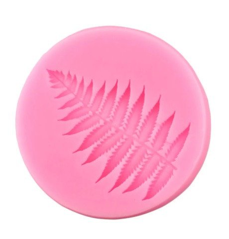 Форма силиконовая Папоротник 55 мм розовый Киев - изображение 4