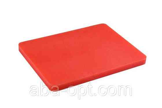 Дошка обробна пластикова червона 44 х 30 х 5 см (шт) Одеса