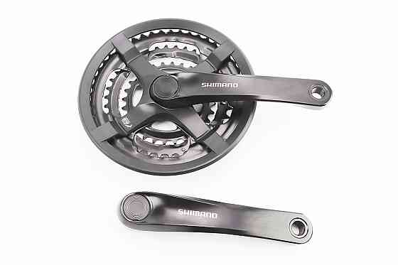 Шатуни "квадрат" 170мм, 48.38.28T MTB, алюмінієві, чорні FC-TY501 Київ