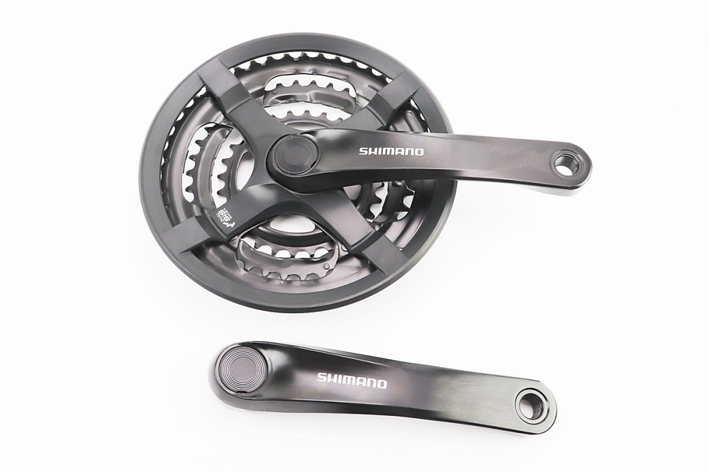 Шатуни "квадрат" 170мм, 48.38.28T MTB, алюмінієві, чорні FC-TY501 Київ - фото 1