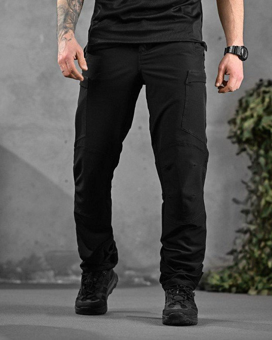 Летний тактический костюм soldier черный полиция ДЛ6404 Одесса - изображение 5