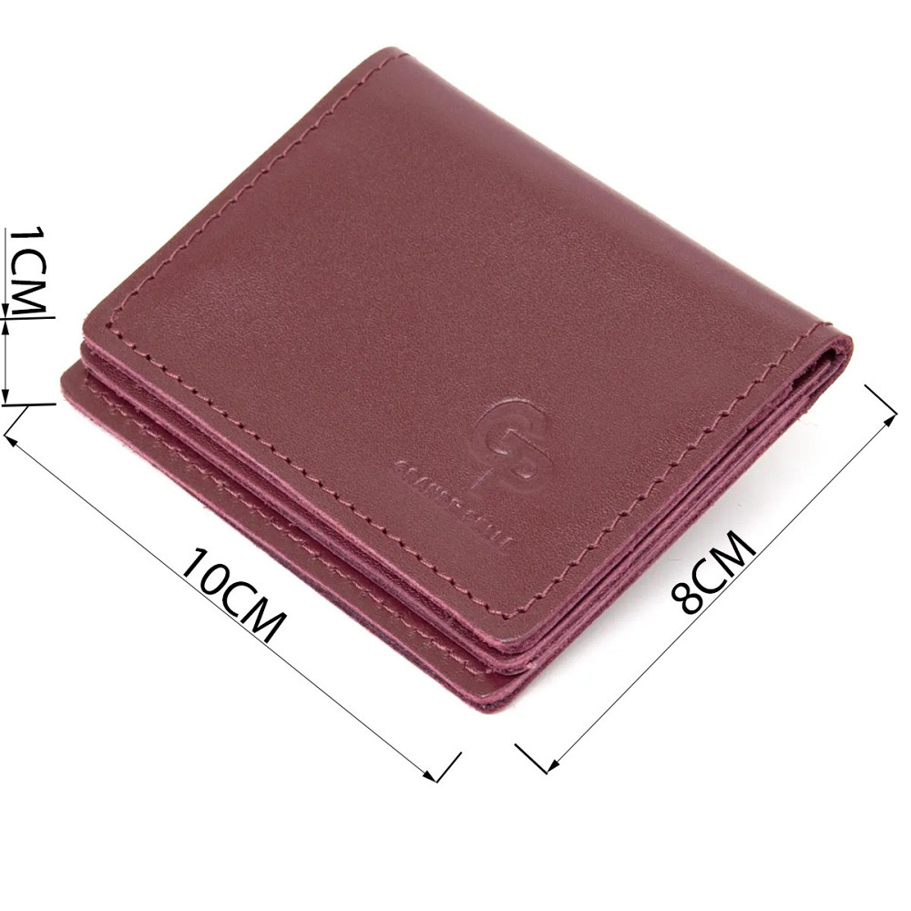 Шкіряна обкладинка для автодокументів GRANDE PELLE 11491 Бордовий Київ - фото 3