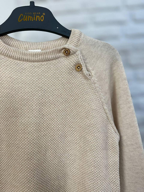 Дитяча кофта з Ґудзиком для хлопчика LC Waikiki Бєж 18-24міс 86-92см пакунок малюка Киев - изображение 2