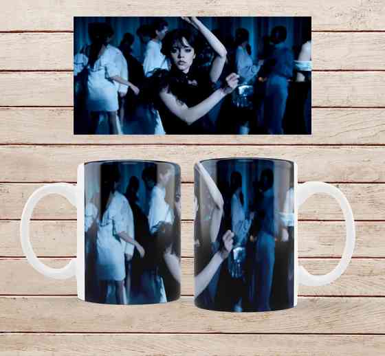 Чашка с принтом Уэнсдэй Wednesday №2 Винница