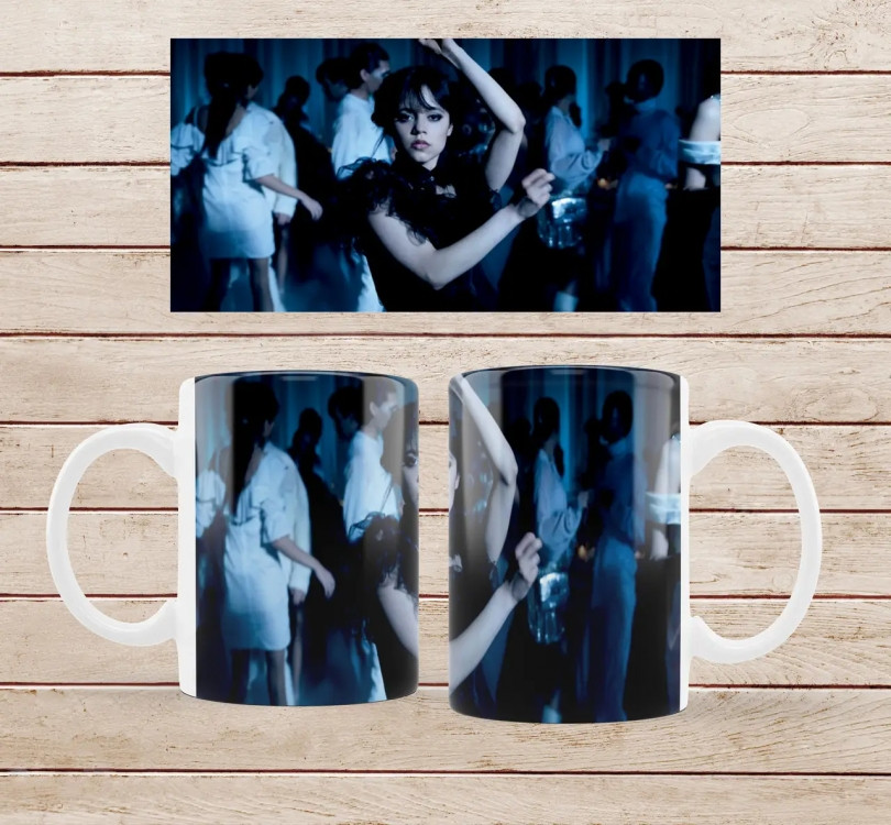 Чашка с принтом Уэнсдэй Wednesday №2 Винница - изображение 1