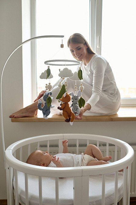 Музичний мобіль WoollyFox «Лісові звірятка» з 35 мелодіями Київ - фото 7