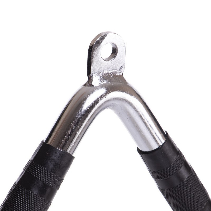 Рукоятка для тяги на трицепс V-образная обрезиненная Zelart 2739 Киев - изображение 5