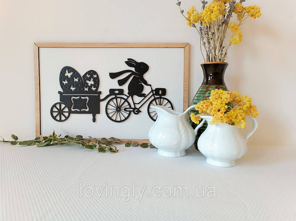 Объемная пасхальная картинка для праздничного декора 33*22см Ирпень - изображение 2