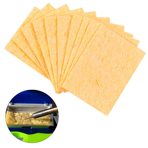 Губка для очищення жала паяльника 10шт, целюлозна 5х3.5 см Вінниця - фото 1