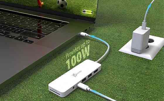 USB-хаб J5create USB-C 6-в-1 White (JCD373EW-N) ( 15448 ) Харків