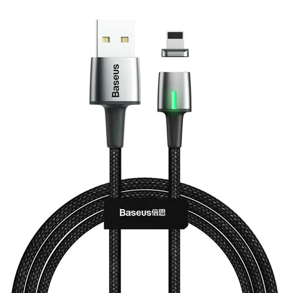 Магнитный кабель с наконечником Baseus Lightning CALXC-E для зарядки и передачи данных (Черный, 2м) Николаев - изображение 2