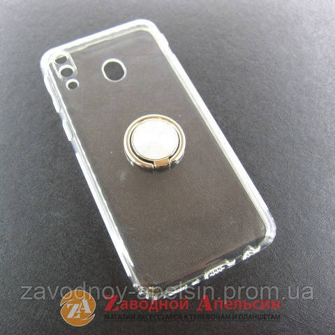 Samsung M20 M205 прозрачный чехол кольцо Одесса - изображение 1