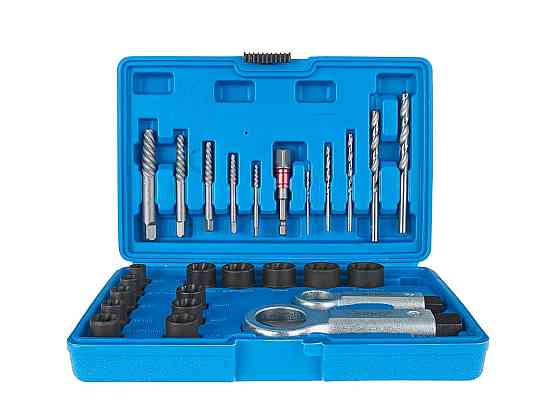 Набір Гайкорубів і Екстракторів "GeKo" гайок, болтів, шпильок, к-т 26шт. Стрый