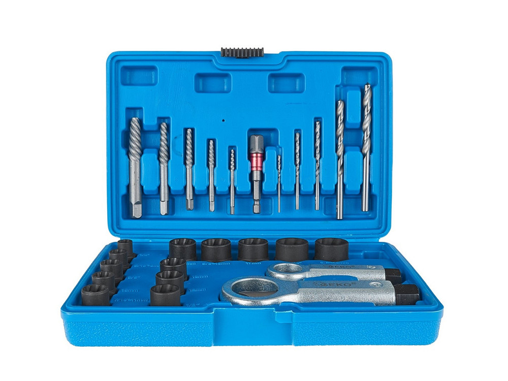 Набір Гайкорубів і Екстракторів "GeKo" гайок, болтів, шпильок, к-т 26шт. Стрий - фото 3