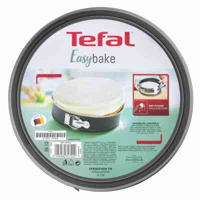 Форма для выпечки Tefal Easybake, 26см, вуглецева сталь, роз'ємна, кругла, сірий (J1741374) Винница