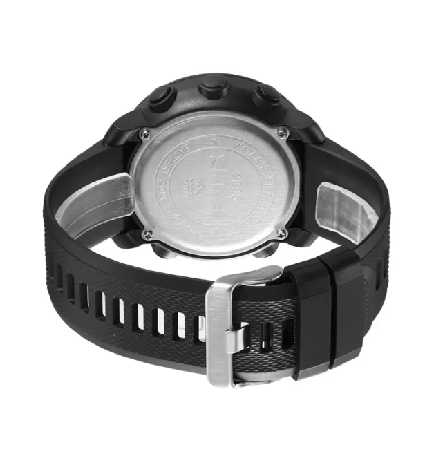 Чоловічий спортивний годинник з компасом Skmei 2095 (Чорний) Вінниця - фото 7