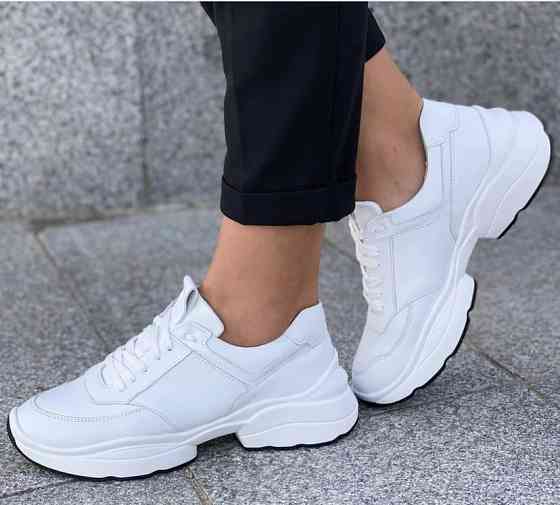 EMELI Кросівки жіночі EMELI 21971/2 білі (весна-осінь, шкіра натуральна) (4395) лише 36р.і 40р. Коломыя