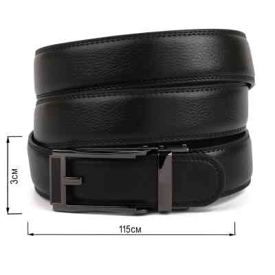 Ремень Vintage Мужской Черный (20218) Винница