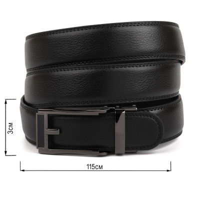 Ремень Vintage Мужской Черный (20218) Винница - изображение 3