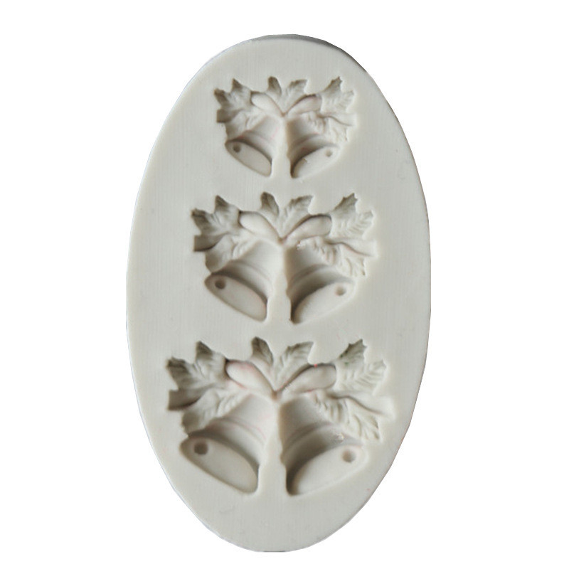 Молд силиконовый Колокольчики 89 на 51 мм серый Киев - изображение 7