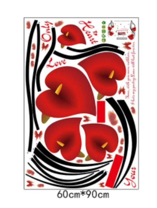 Виниловая наклейка на стену Антуриум Киев - изображение 4