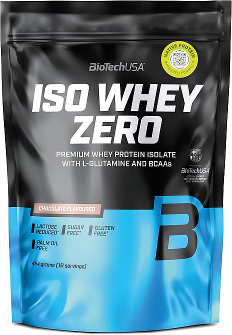 Протеин Biotech IsoWhey Zero NEW! 454g (Chocolate) Луцк - изображение 1