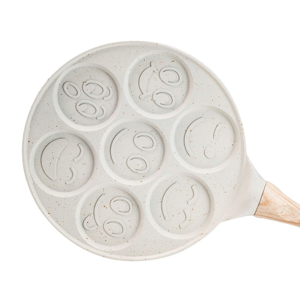 Breakfast Сковорода зі смайликами на 7 секцій для млинців, оладок, яєць, сирників HP39583W Коломия - фото 2